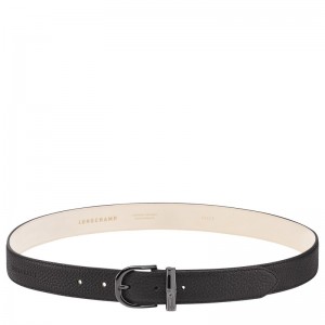 Longchamp Le Roseau Essential Ladies' Belt Zwart | PLDF13298