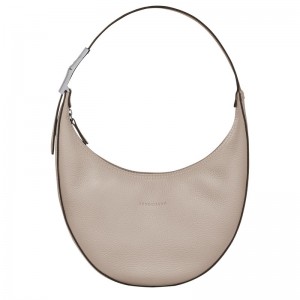 Longchamp Le Roseau Essential M Hobo Bag Clay | CRZK72516