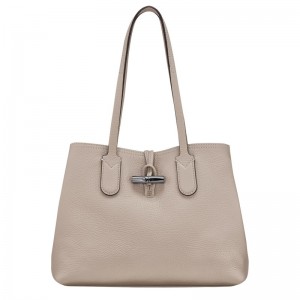 Longchamp Le Roseau Essential M Tote Bag Clay | RQUF93152