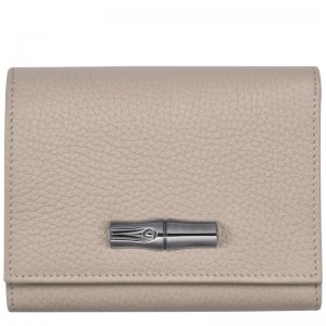 Longchamp Le Roseau Essential Wallet Clay | UZWY51476