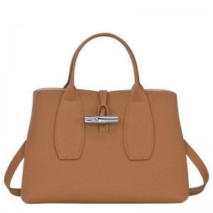 Longchamp Le Roseau M Handbag Natural | LYQN28150