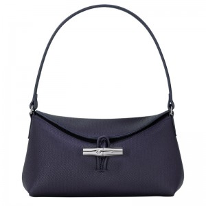 Longchamp Le Roseau S Hobo Bag Bilberry | LQZY21079