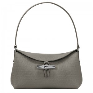 Longchamp Le Roseau S Hobo Bag Turtledove | COIF56342