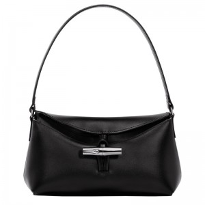 Longchamp Le Roseau S Hobo Bag Zwart | CKGB16438