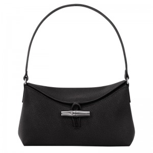 Longchamp Le Roseau S Hobo Bag Zwart | MWHA31978