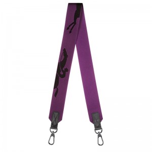 Longchamp Longchamp 3d Shoulder Strap Violet | XPOQ02348