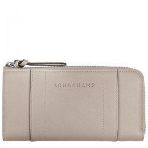 Longchamp Longchamp 3d Zip Around Wallet Clay | GTFK01986