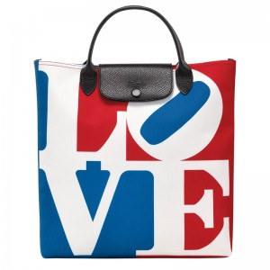 Longchamp Longchamp X Robert Indiana L Handbag Wit | HGWK26057