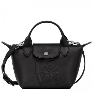 Longchamp Longchamp X Robert Indiana Xs Handbag Zwart | QCXO96481