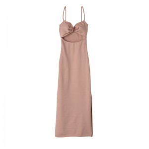 Longchamp Midi Dress Nude | NZLK35120