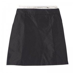 Longchamp Short Skirt With Belt Patch Zwart | JGUY62708