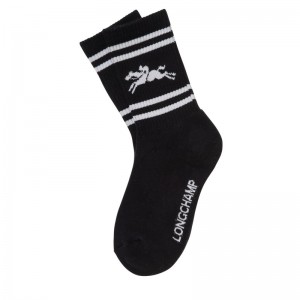 Longchamp Socks Zwart | MROZ60852