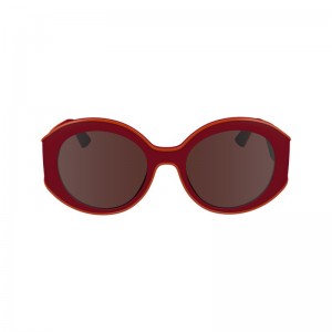 Longchamp Sunglasses Rood Donkerblauw | AJXP56198