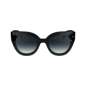 Longchamp Sunglasses Zwart Blauw | IHSY21963