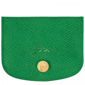 Longchamp Épure Card Holder Groen | ZXCA96425