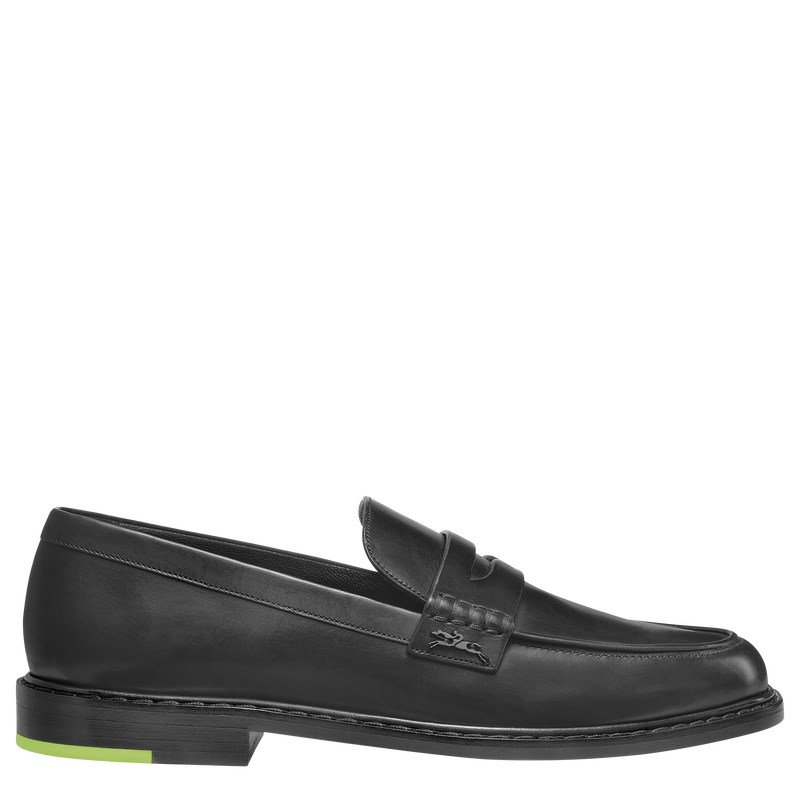 Longchamp Au Sultan Loafer Zwart | WKFX40329