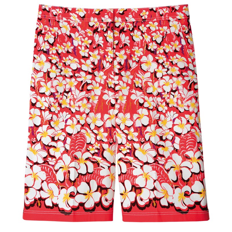 Longchamp Bermuda Shorts Strawberry | PLRK08916