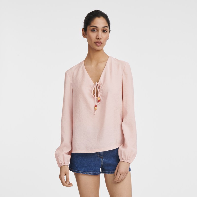 Longchamp Blouse Nude | BRKS73518