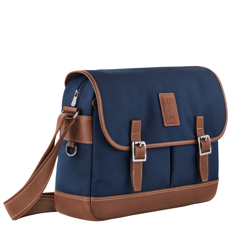 Longchamp Boxford L Crossbody Bag Blauw | JBUW09426