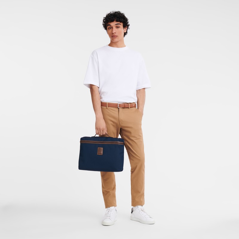 Longchamp Boxford S Briefcase Blauw | MPEJ79856