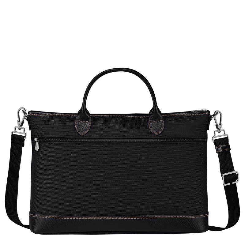 Longchamp Boxford S Briefcase Zwart | JTUY75981