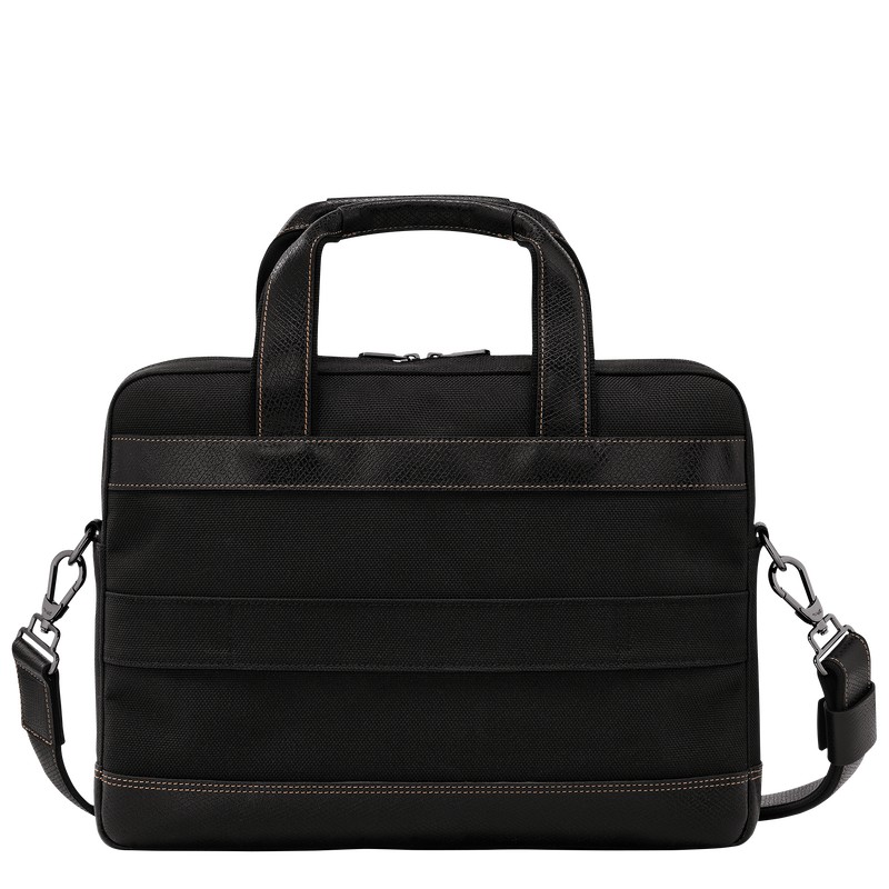 Longchamp Boxford S Briefcase Zwart | OEKX74169