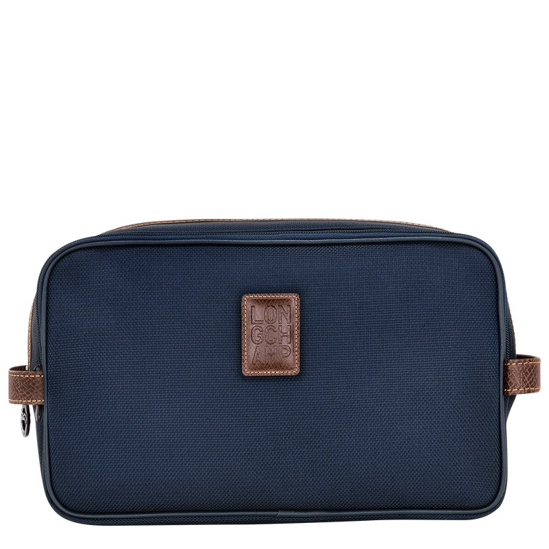 Longchamp Boxford Toiletry Case Blauw | BJWZ72018