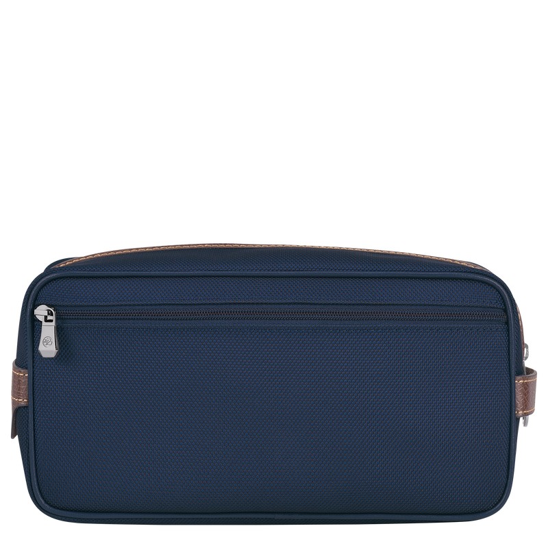 Longchamp Boxford Toiletry Case Blauw | HUQG30695