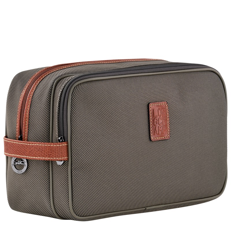 Longchamp Boxford Toiletry Case Bruin | DJRC15694