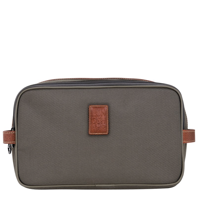 Longchamp Boxford Toiletry Case Bruin | DJRC15694