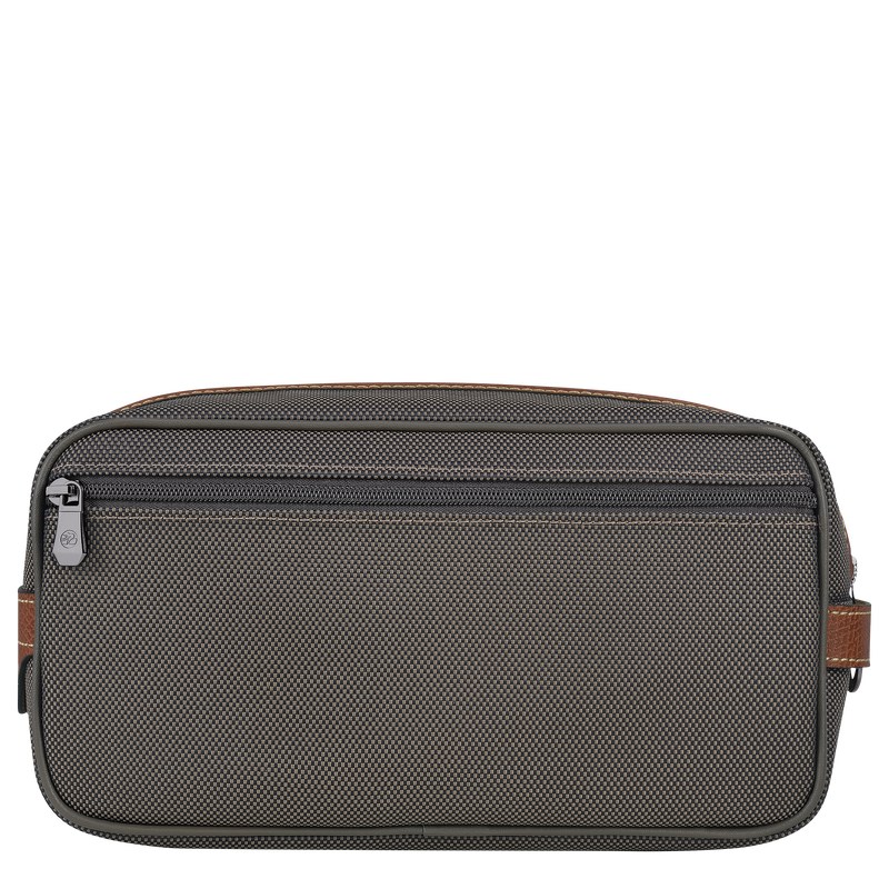 Longchamp Boxford Toiletry Case Bruin | ZTBG07856