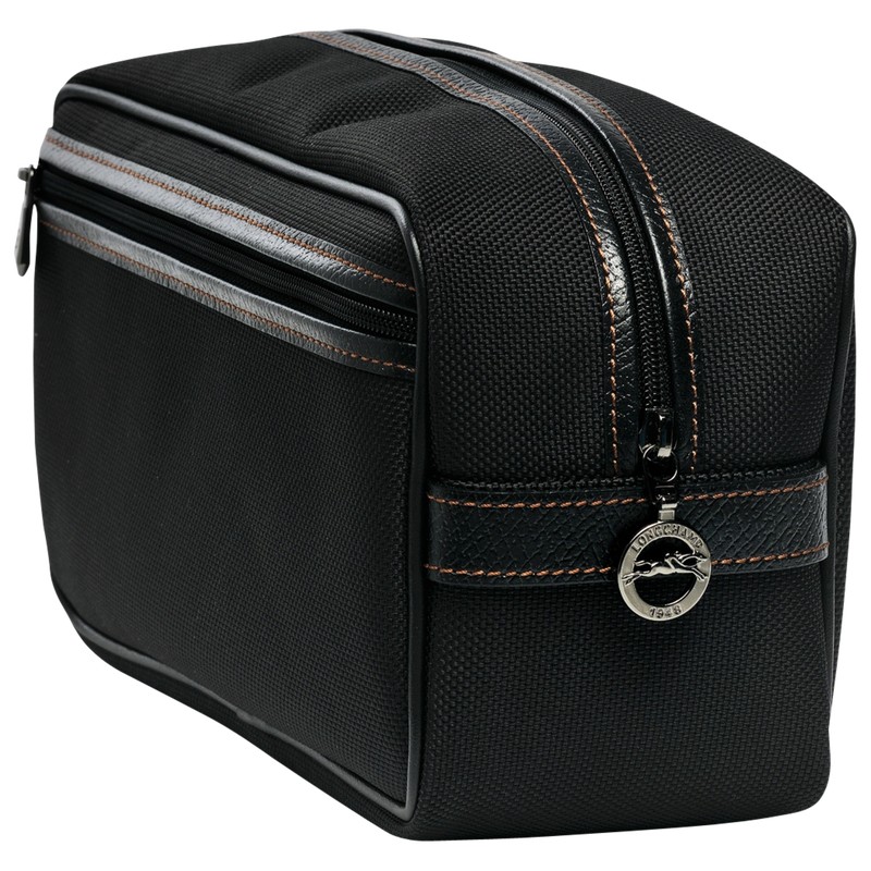 Longchamp Boxford Toiletry Case Zwart | GSMV29405