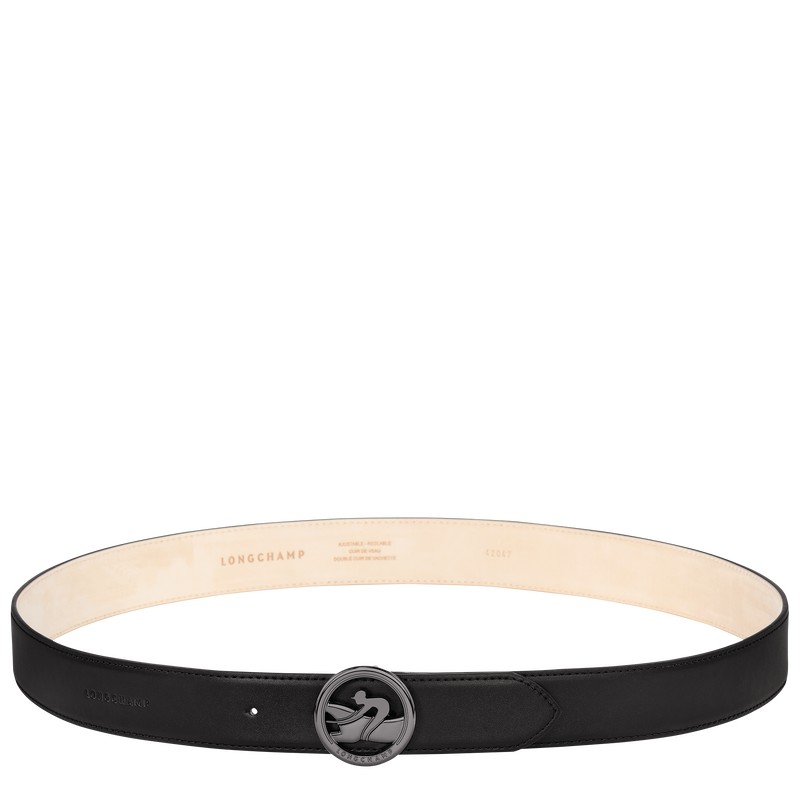 Longchamp Box-trot Belt Zwart | QMKU48715