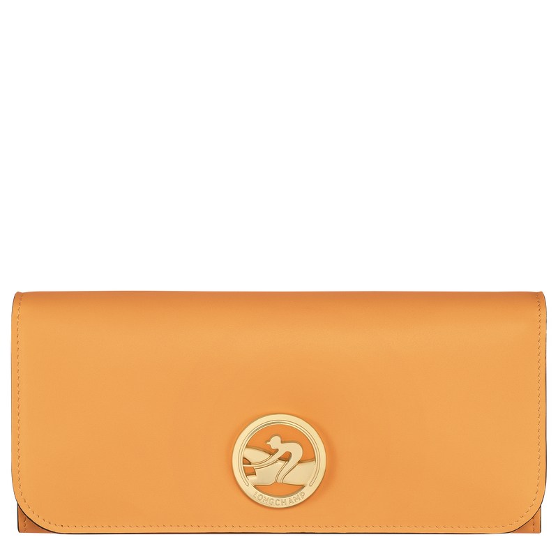 Longchamp Box-trot Continental Wallet Abrikoos | RBNG28015