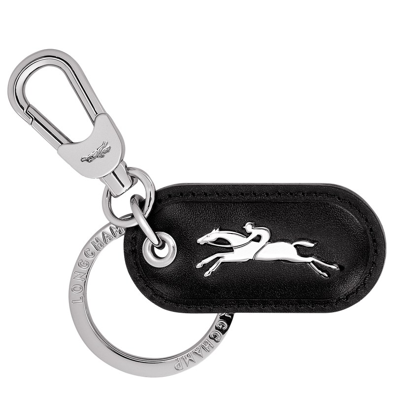 Longchamp Box-trot Key Rings Zwart | IYHF62587