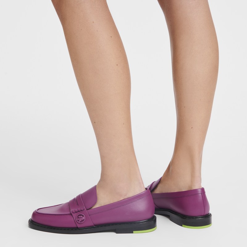 Longchamp Box-trot Loafer Violet | BWCV19672