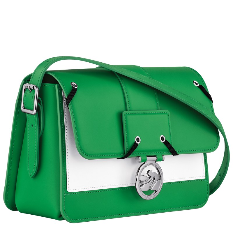 Longchamp Box-trot M Crossbody Bag Lawn | FENA04136