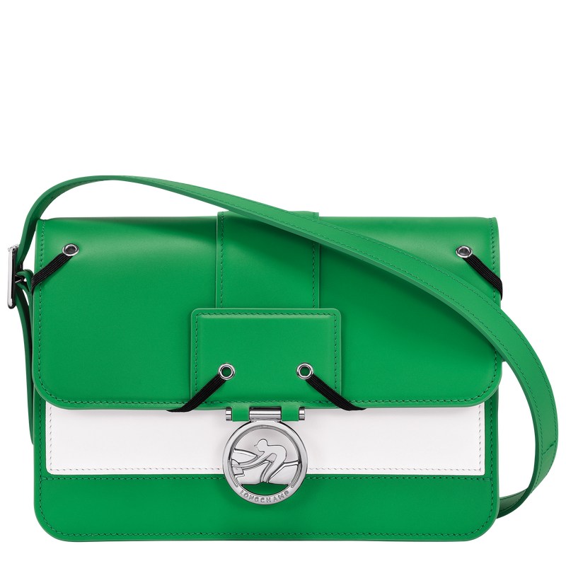 Longchamp Box-trot M Crossbody Bag Lawn | FENA04136