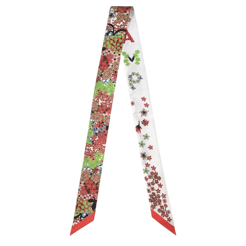 Longchamp Collier De Fleurs Bandeau Paprika | SZEA75632