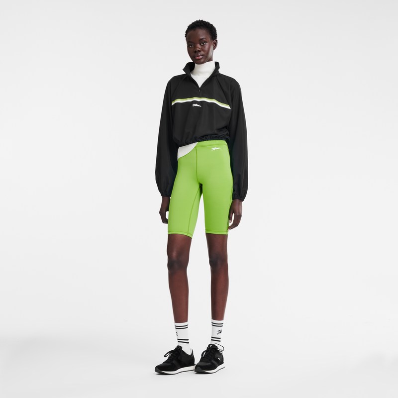 Longchamp Cycling Short Pants Groen Licht | UJHY84107