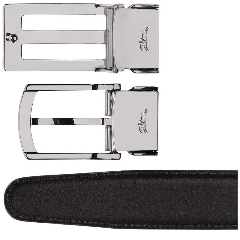 Longchamp Delta Box Belt Set Zwart | ZFCA65279