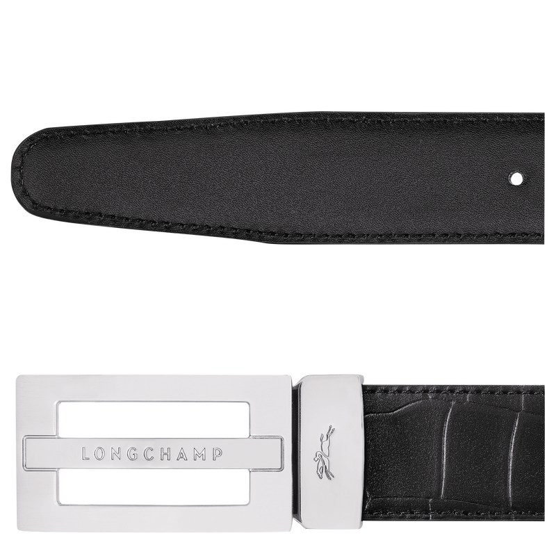 Longchamp Delta Box Belt Zwart | QFZP87294