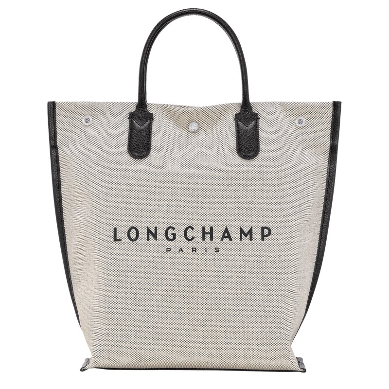 Longchamp Essential M Tote Bag Ecru | OIDP58647