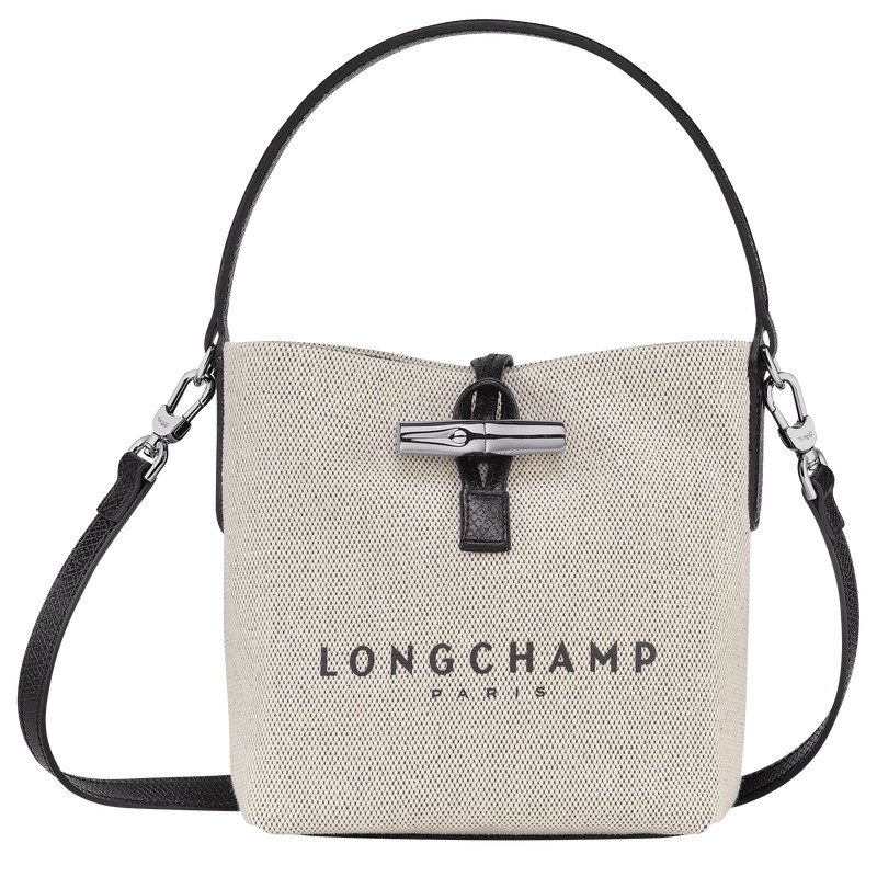 Longchamp Essential Xs Bucket Bag Ecru | SCVJ67430