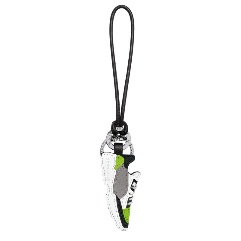 Longchamp Freeminder Key Ring Groen Licht | WEFU48593