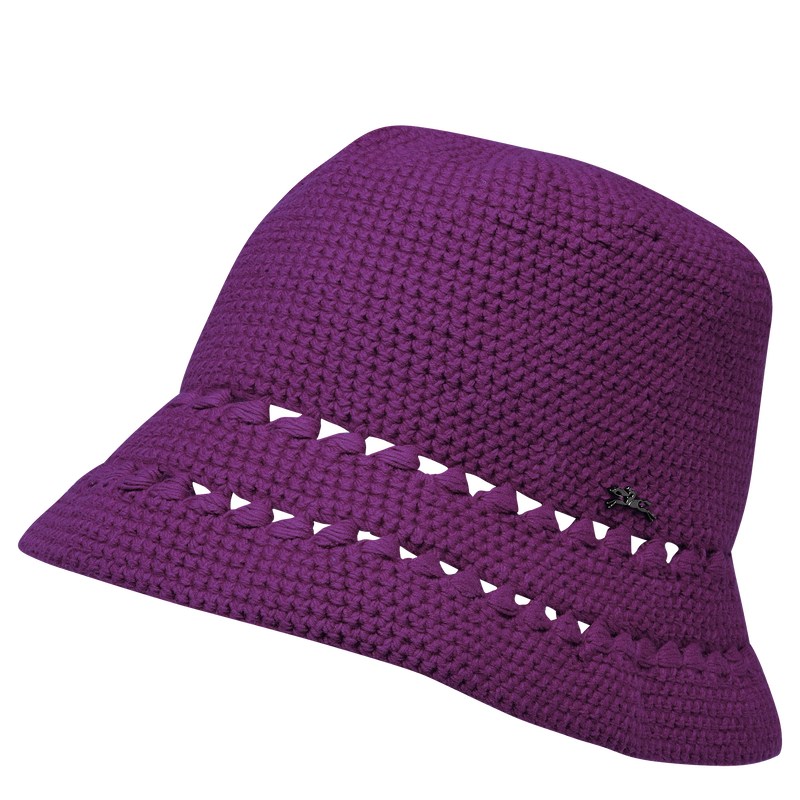 Longchamp Hat Violet | QVOM56017