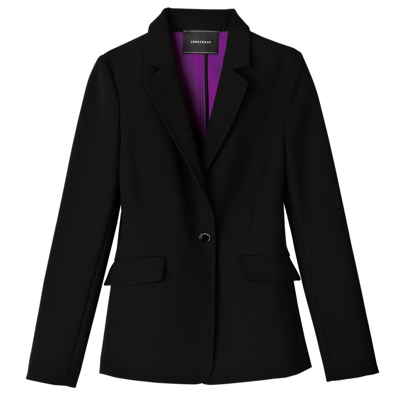 Longchamp Jacket Zwart | GLZP17845