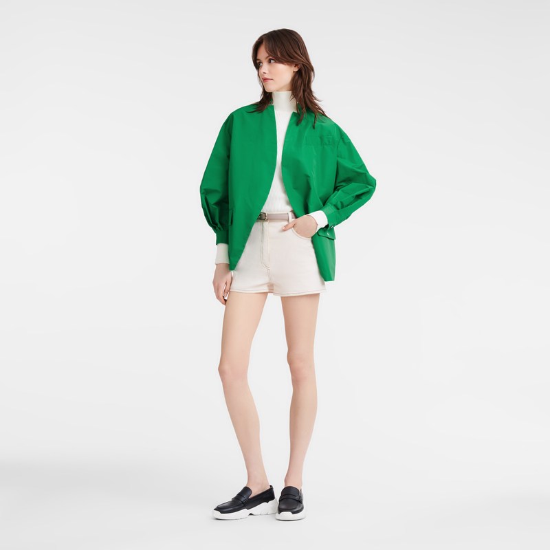 Longchamp Kimono Jacket Groen | KIFU50687