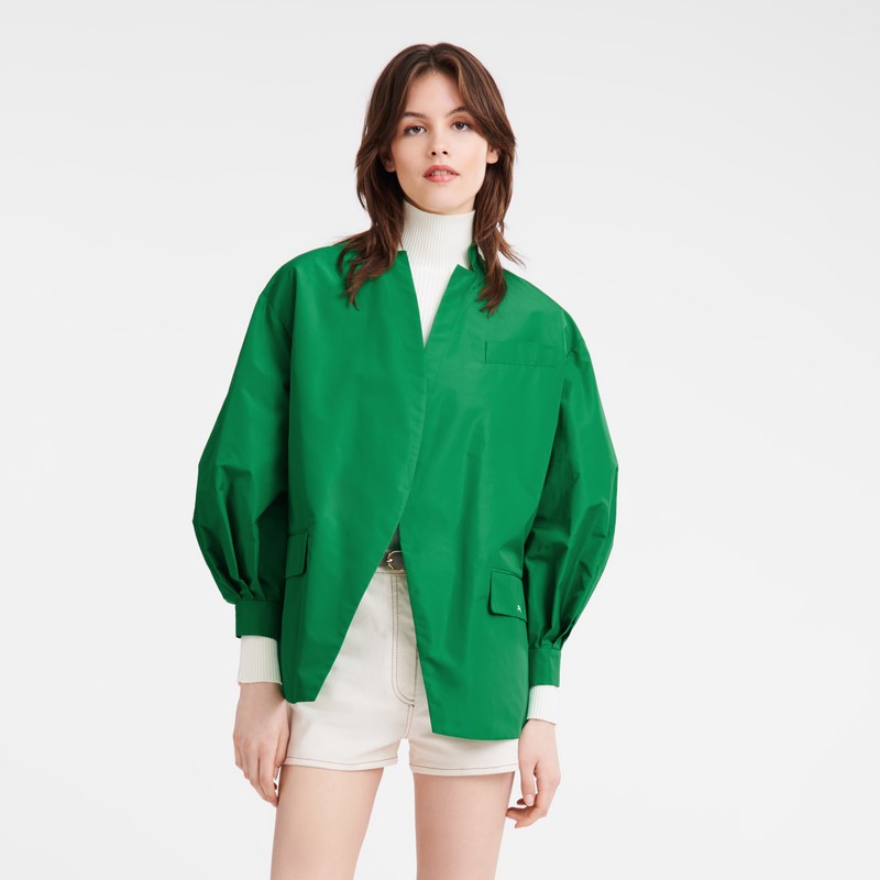 Longchamp Kimono Jacket Groen | KIFU50687