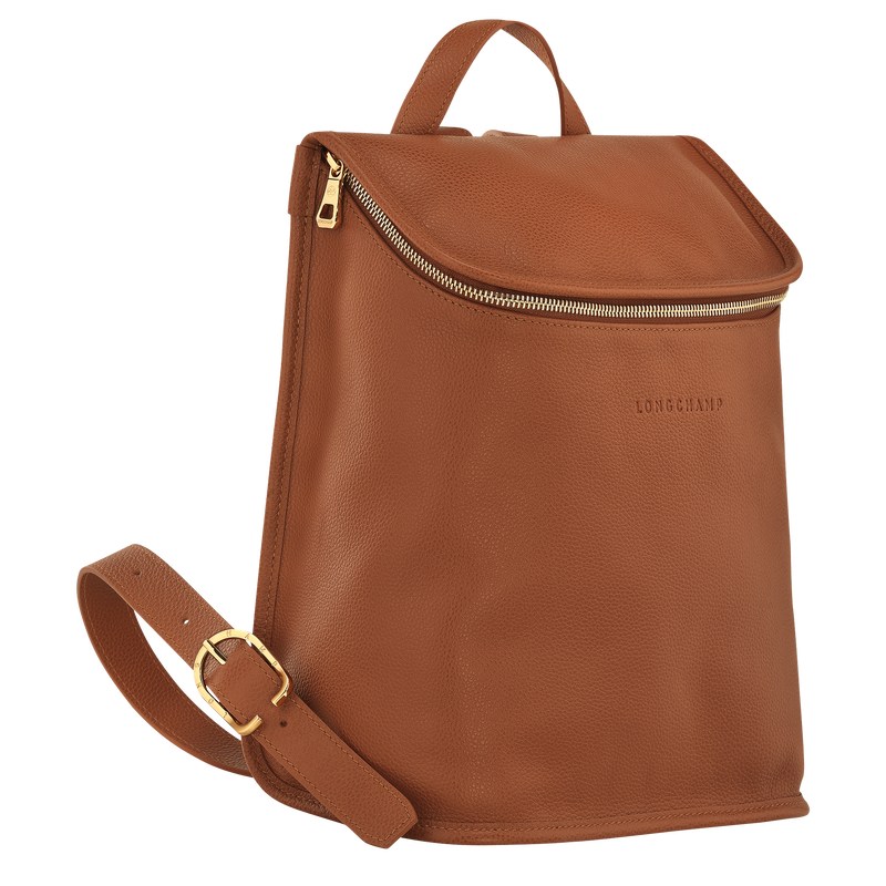 Longchamp Le Foulonné Backpack Caramel | QGNV81630